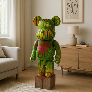 Battle Damaged Louis Vuitton Detailed Bearbrick Figure