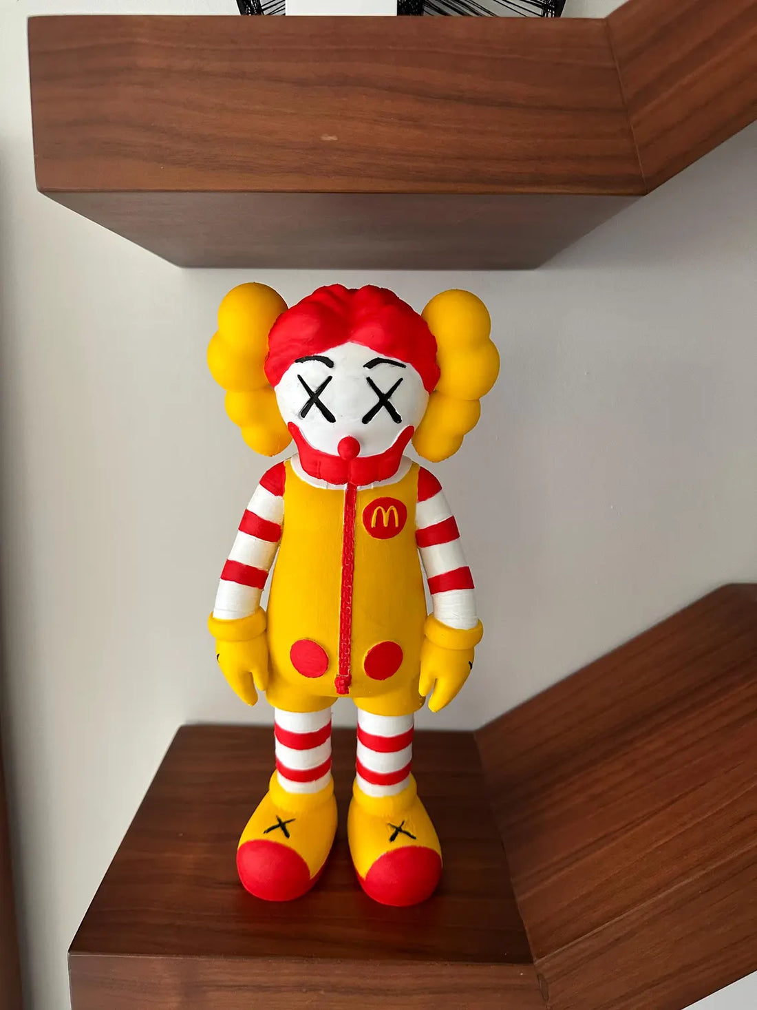 KAWS McDonald Ronald Art Figure | Collectible Vinyl Toy | Limited Edition Decor & Gift for Fans | Unique Designer Art Piece