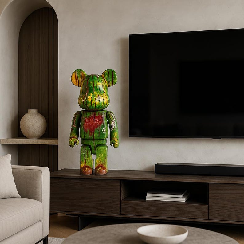 Battle Damaged Louis Vuitton Detailed Bearbrick Figure