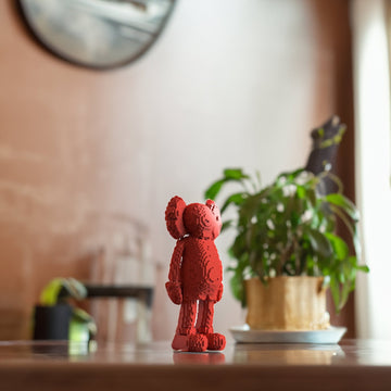 Brick KAWS Figure - Collectible Decorative Art Sculpture, Unique Design Desk Decor, Modern Pop Art Statue