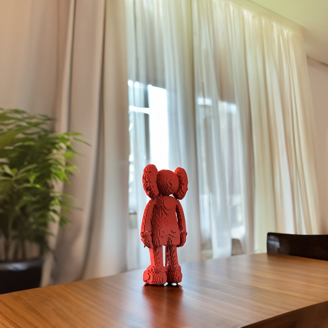 Brick KAWS Figure - Collectible Decorative Art Sculpture, Unique Design Desk Decor, Modern Pop Art Statue