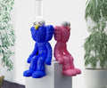 Kaws BFF Seated Statue - Modern Decorative Art Figure, Collectible Designer Toy