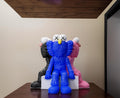 Kaws BFF Seated Statue - Modern Decorative Art Figure, Collectible Designer Toy