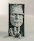 Frankenstein Book Nook, Unique Bookends for Book Lovers, Horror Themed Decor, Vintage Style, Perfect Gift & Home Office Decor