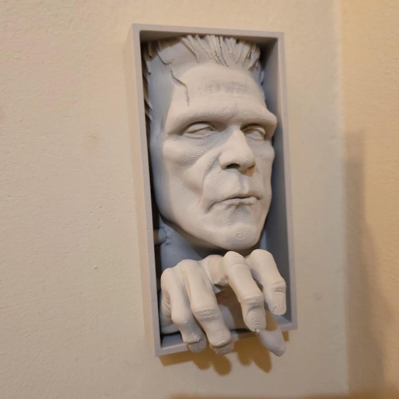 Frankenstein Book Nook, Unique Bookends for Book Lovers, Horror Themed Decor, Vintage Style, Perfect Gift & Home Office Decor