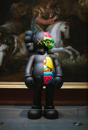 Kaws Flayed Open Figure: Collectible Decorative Art Sculpture - Modern Pop Art Design - Unique Gift for Home and Office Decor