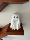 Middle Finger Ghost Decoration, Funny Ghost Figurine, Halloween Party Decor, Humorous Ghost Ornament, Unique Spooky Home Decoration