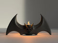 Bat Candle Holder for Batman Fans | Gothic Bat Wing Candle Stand Inspired by Batman | Unique Décor for Superhero and Gothic Enthusiasts