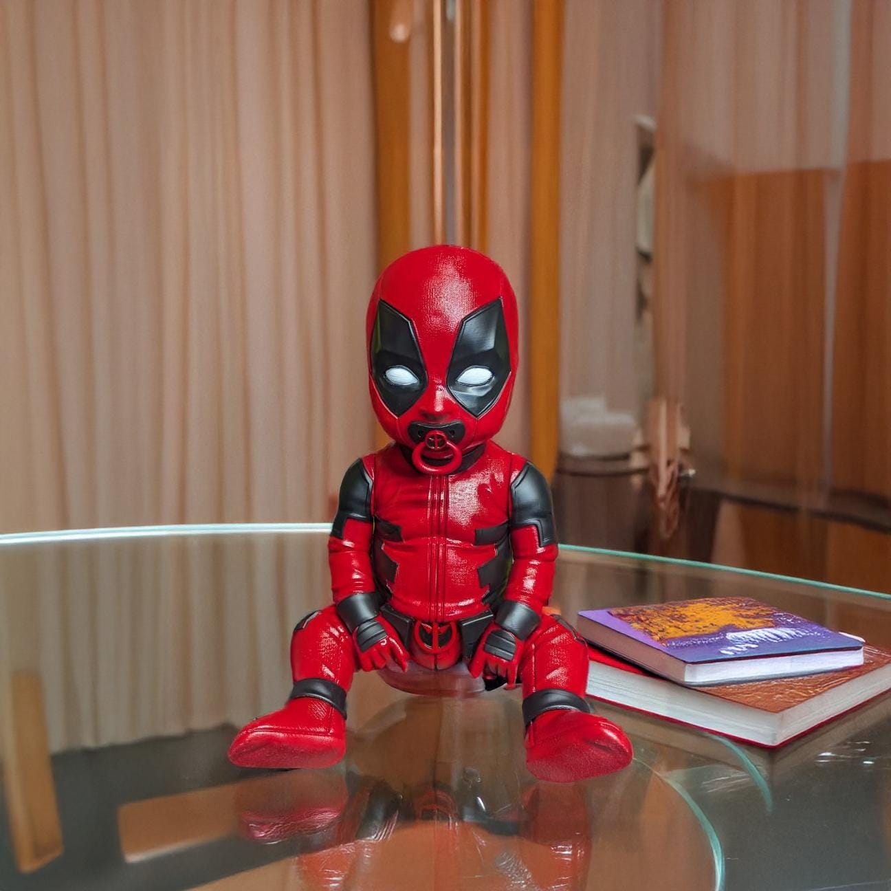 Adorable Baby Deadpool Plush Toy – Soft, Cuddly, and Perfect for Marvel Fans of All Ages Baby Pool