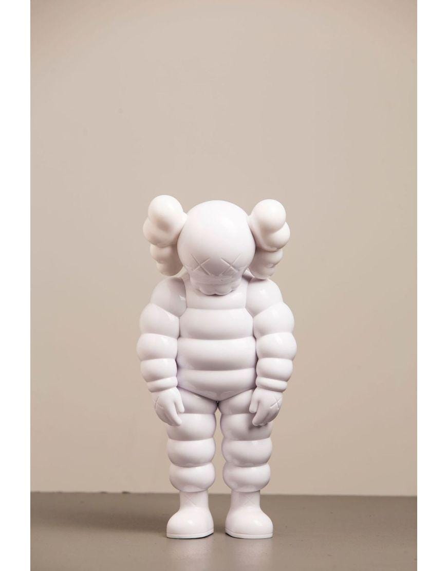 Kaws What Party Figure – Modern Art Toy, Collectible Sculpture, Decorative Pop Art Design, Unique Gift for Art Enthusiasts