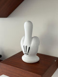 Mickey Mouse Middle Finger Mini Statue – PLA Material, Fun Decorative Figurine, Modern Desk or Shelf Ornament, Unique Gift Idea