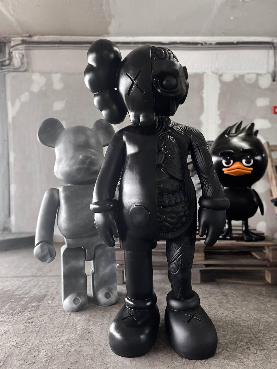 Kaws Flayed Open Figure: Collectible Decorative Art Sculpture - Modern Pop Art Design - Unique Gift for Home and Office Decor