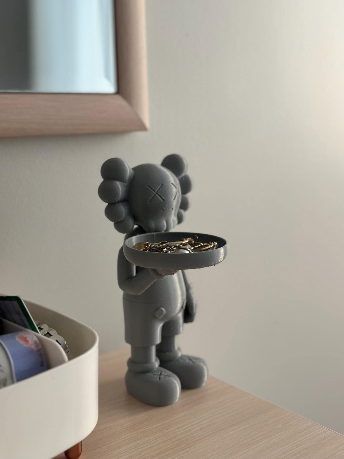 Kaws Tray Holder - Unique Decorative Tray for Home and Office, Modern Art Design Tray, Functional Organizer, Stylish Gift for Art Lovers