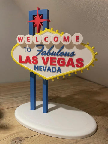 Iconic Las Vegas Sign Replica, Vintage-Style Home Decor, Retro Vegas Memorabilia, Perfect Gift for Travel Lovers, Neon-Inspired Wall Art