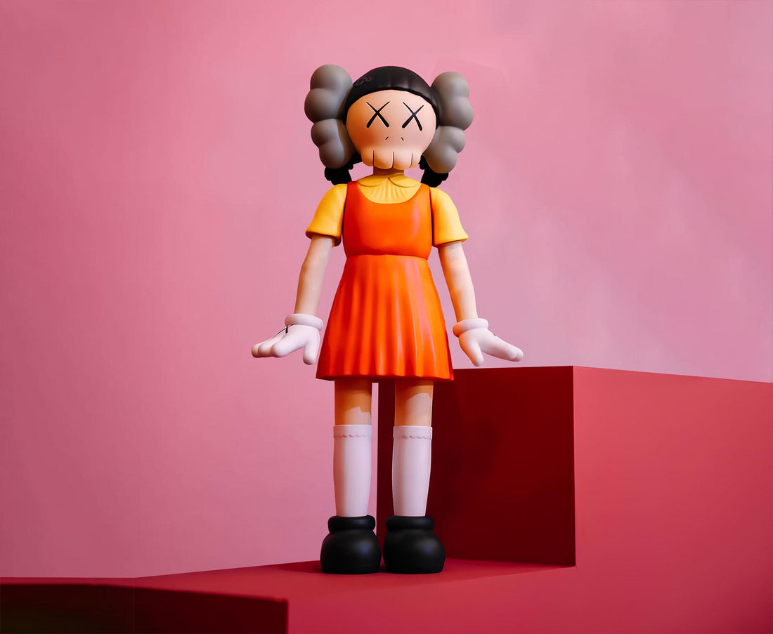 Kaws YOUNG HEE Squid Game Season 2 Collectible Figure - Unique Art Toy for Fans and Collectors - Iconic Netflix Series Memorabilia