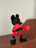 Boxer Mickey Figurine - Unique Mickey Mouse Boxing Statue - Fun Collectible for Disney Fans - Iconic Boxer Mickey Mouse Gift Decor Gold