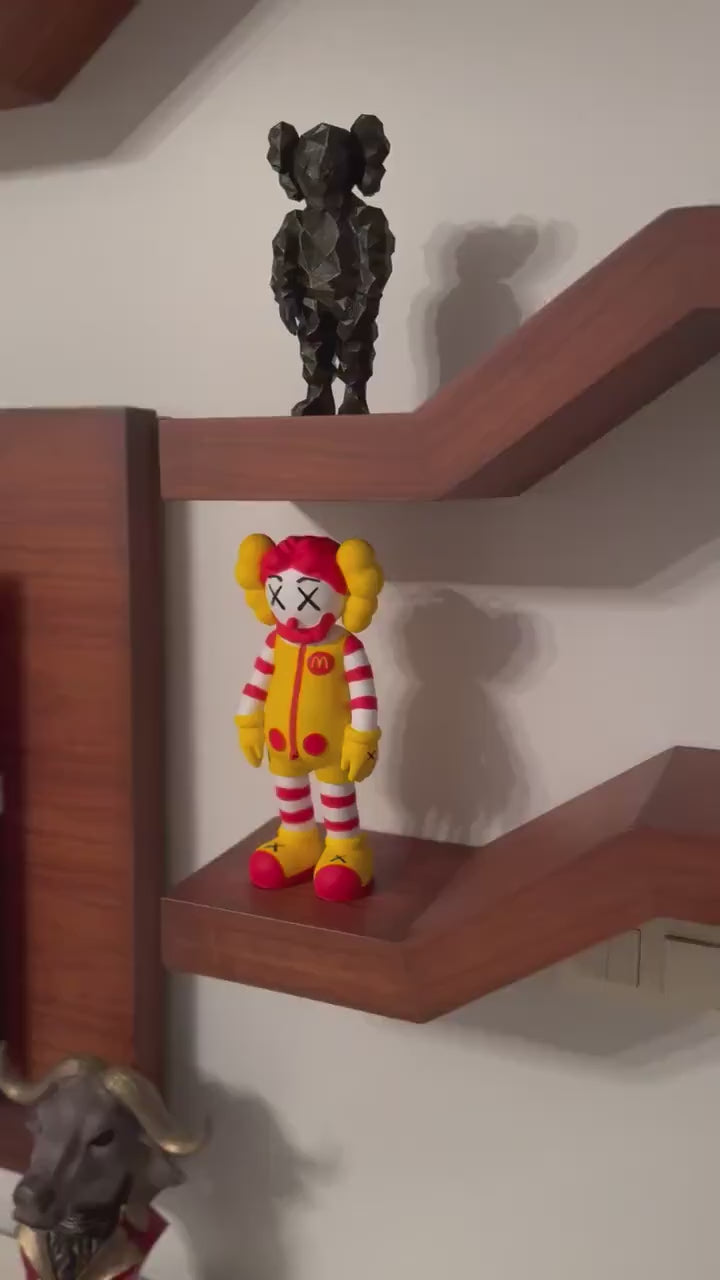 KAWS McDonald Ronald Art Figure | Collectible Vinyl Toy | Limited Edition Decor & Gift for Fans | Unique Designer Art Piece