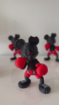 Boxer Mickey Figurine - Unique Mickey Mouse Boxing Statue - Fun Collectible for Disney Fans - Iconic Boxer Mickey Mouse Gift Decor Gold